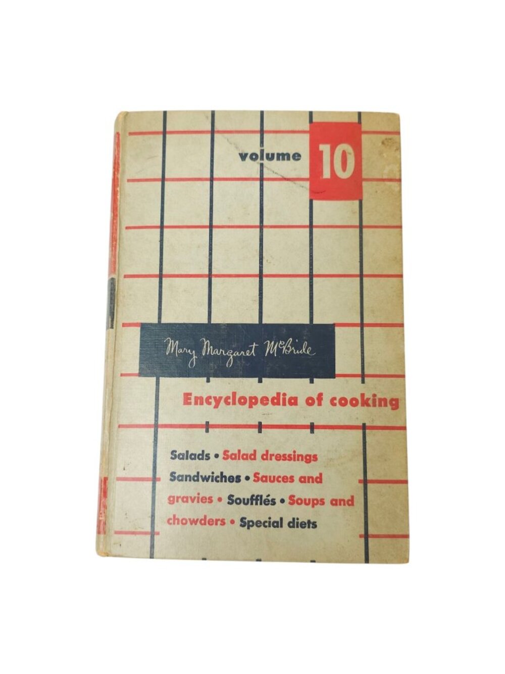 Mary Margaret McBride Encyclopedia of Cooking Volume 10 Vintage 1958 Cookbook HC